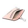 Michael Kors MK Jet Set Travel Silver Logo Detachable Strap Saffiano Leather Card Holder Women Accessories Blush-Pink 35S3STVD3L-POWDERBLUSH