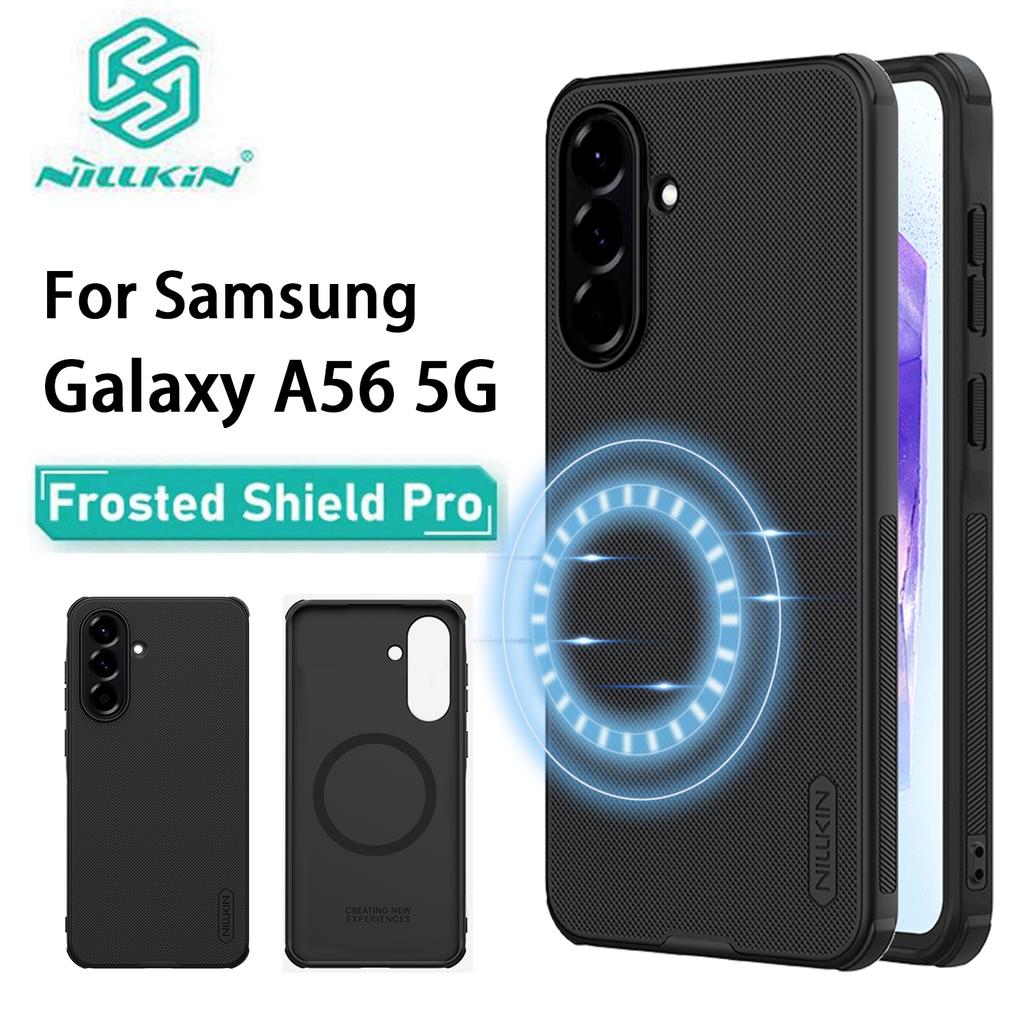 Für Samsung Galaxy A56 5G Telefonhülle Nillkin Super Frosted Shield Pro Magnetische harte PC + TPU-Schale Stoßfeste Rückseite