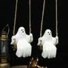 Swinging Phantoms Outdoor Decoration Shatterproofed Resin Craft For Year Round Halloweens Enthusiasts