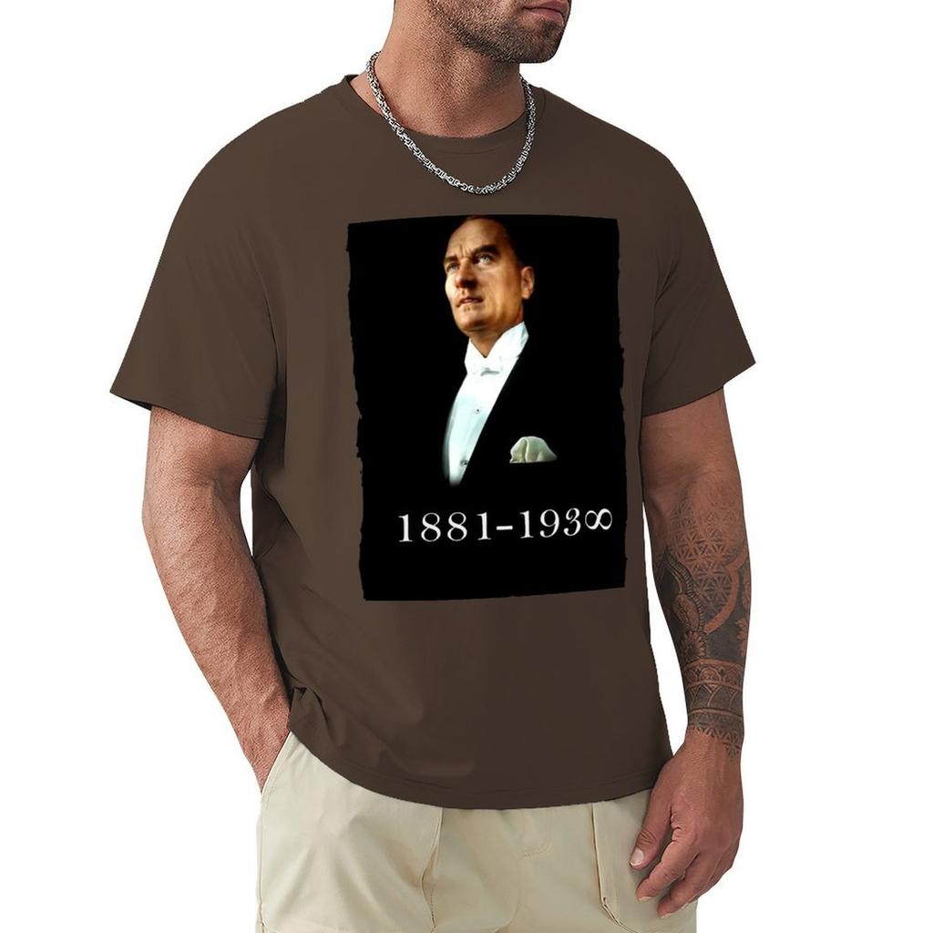 Ataturk Forever T-Shirt Korean Fashion Quick Drying Short Sleeve Tee Vintage T Shirt Men