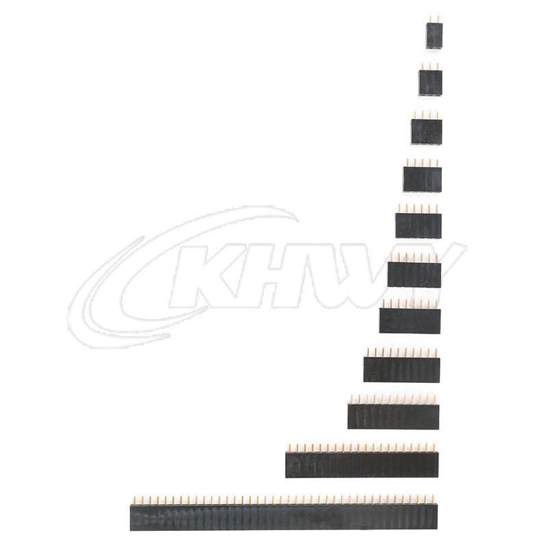 2.54MM Single Row Header Pin Socket, Female/Male, 1*2P To 40P