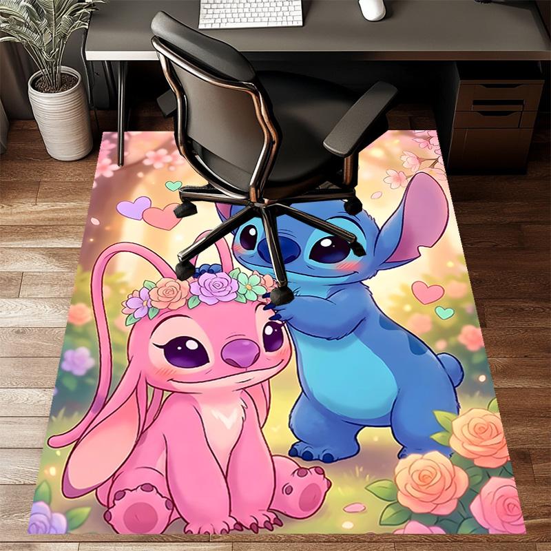 1pc S-Stitch Design Printed Area Rug Carpet for Bedroom Living Room Home Decor Rugs Mat Non Slip Mat Rug for Bedside