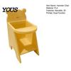 Pet Dinner Plate Design Hamster Dining Chair, 3D Printed Mini Seat, Cute Clean Feeding Area For Pets Furniture for Sugar Glider, Rat Cage Decor
