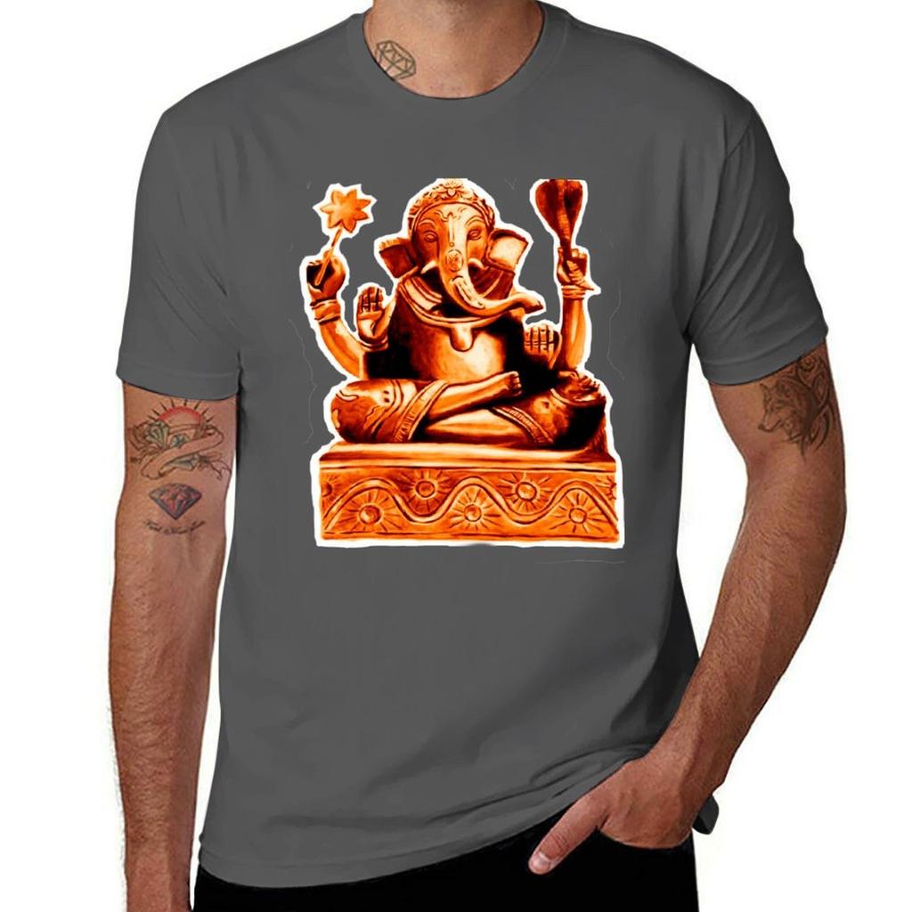 GANESHA orange TShirt Lightweight Running TShirt