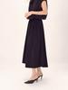 ACUD Pin Tuck Flare Banding Skirt _Black