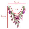 Detachable Embroidery Flower Applique 24cm X 34cm Floral Patches  Crafts Clothing Accessories