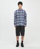 INTEMPOMOOD Retro Light Check Shirt_Blue