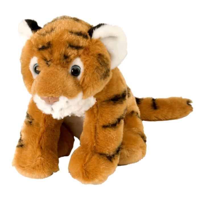 Peluche - Wild Republic - Tigre - 20 Cm - Marron Clair - Câlin Doux