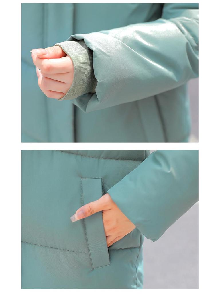 Korean Style Long Over-the-Knee Women's Thickened Winter Down Coat