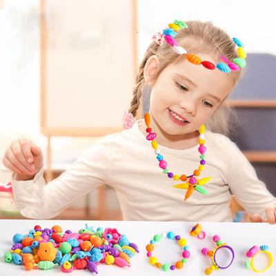 Juguetes DIY de Cuentas para Niños Tarea Hecha a Mano Creativa Enhebrado Juguetes Educativos