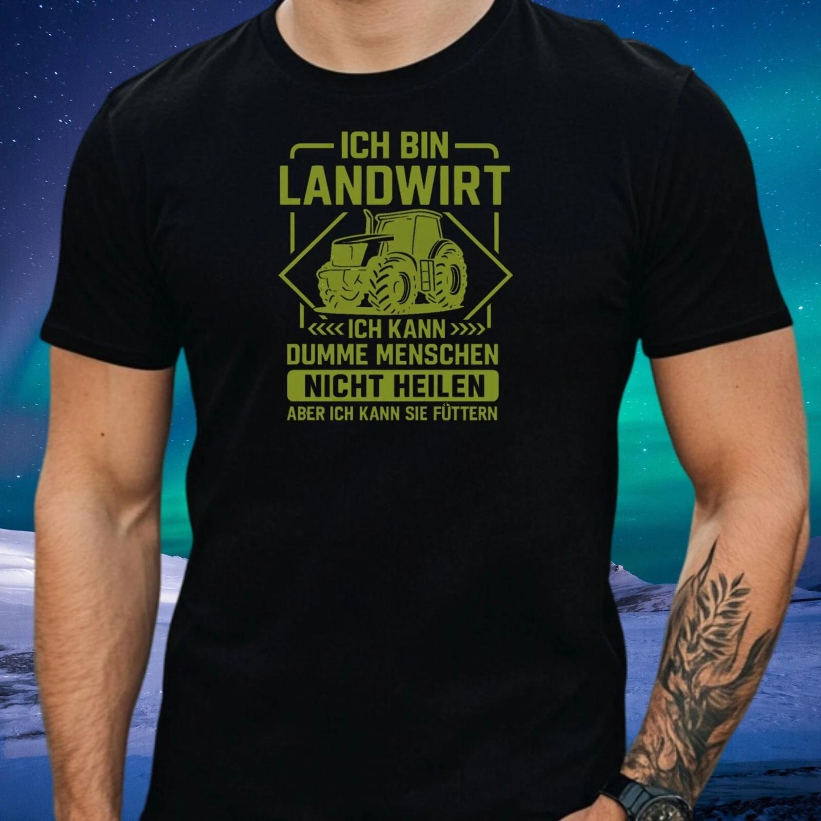 T-Shirt Herren Landwirt Bauer Spruch Motiv Baumwolle Größe S bis 5XL XL
