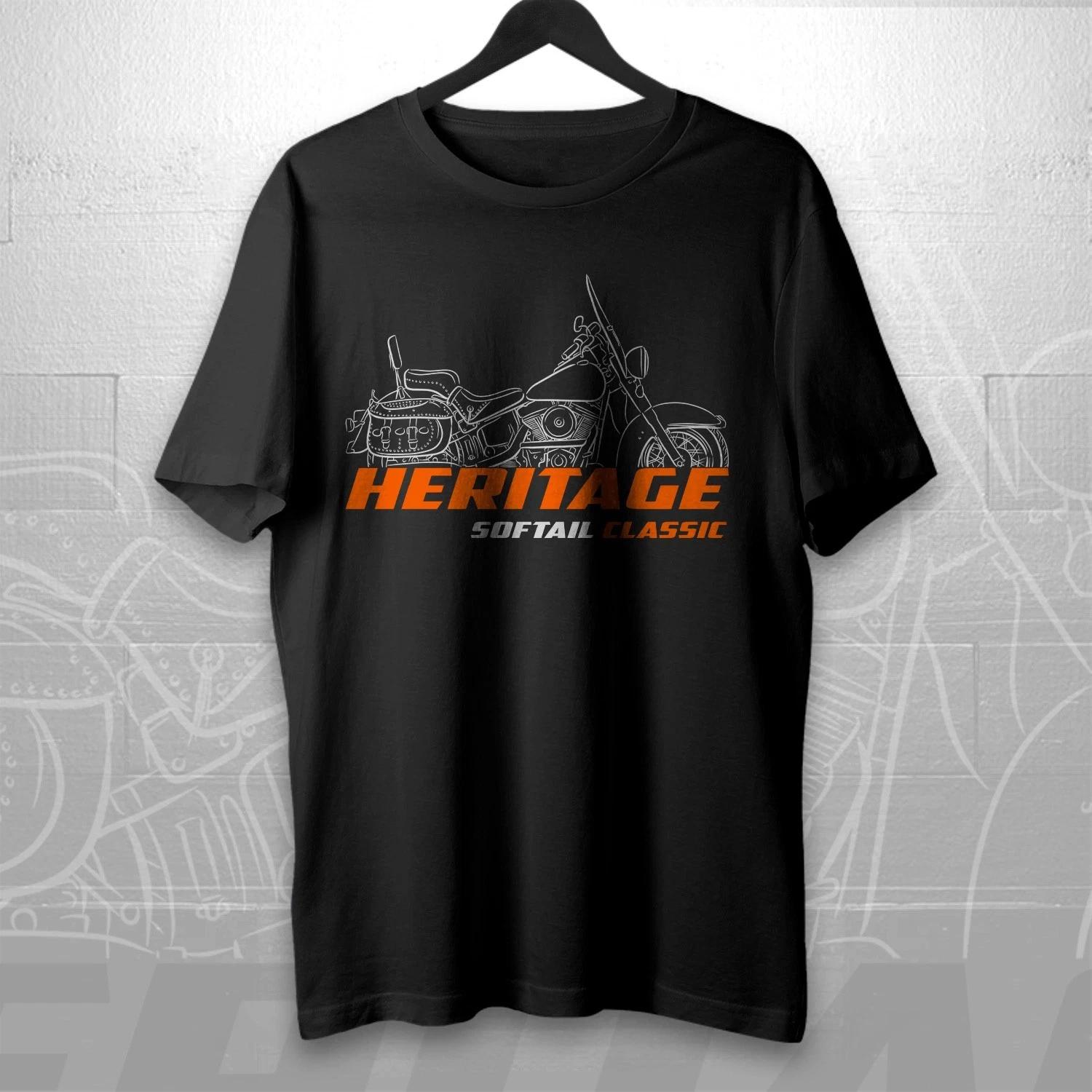 

For Harley FLSTC & FLSTCI Heritage Softail Classic fans - Motorcycle T shirt XL