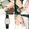 2022 Green Quartz Ladies Watch With Beautiful Square Dial For Live Broadcasting