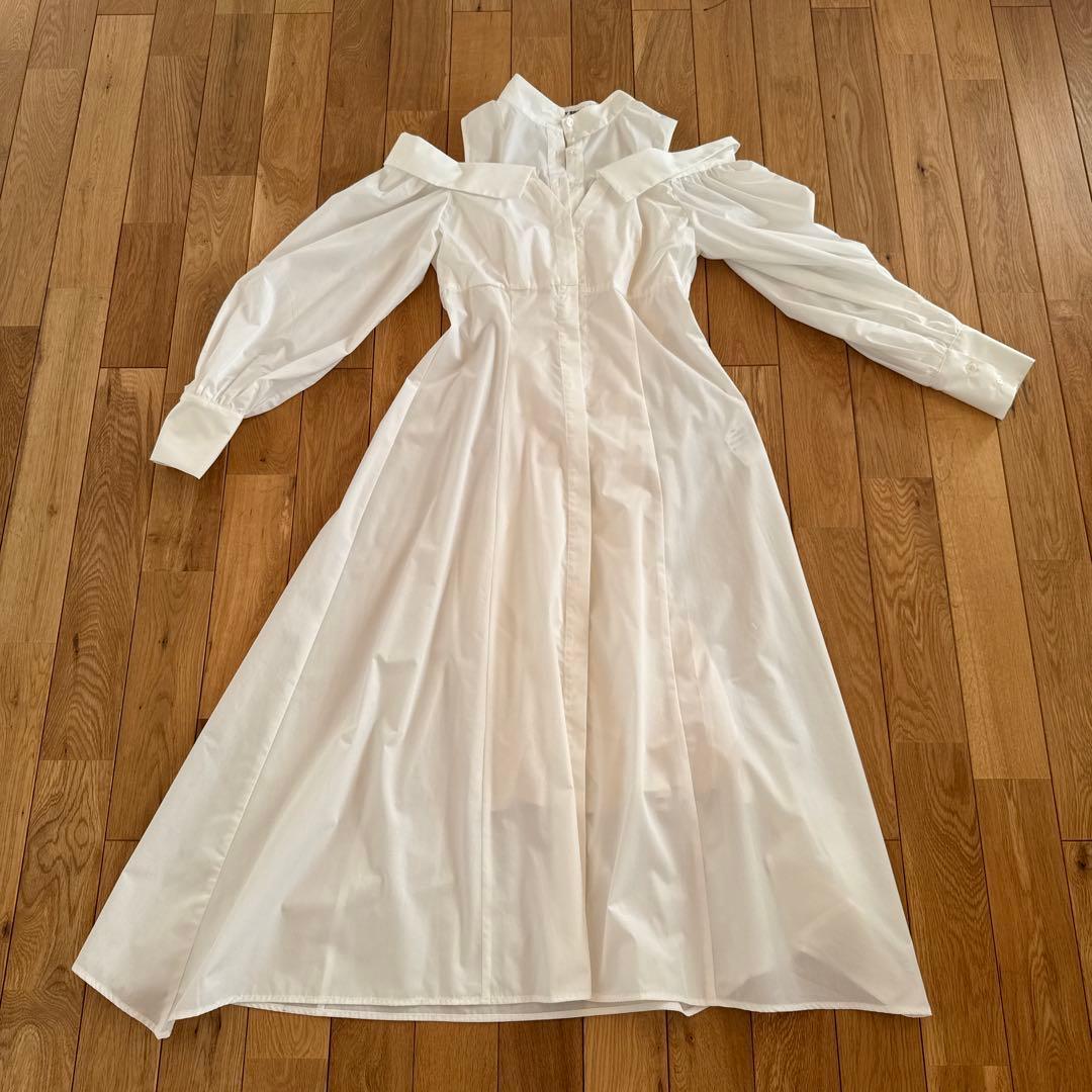 LILY BROWN Shirt Dress White