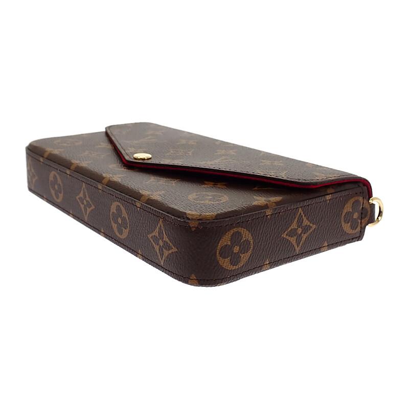 LOUIS VUITTON  M81896 Monogram Shoulder Bag Fuchsia Women