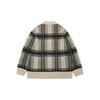 Li-Ning Plaid Single-Breasted V-Neck Loose Knit Sweater Unisex Tops AMBT003-3