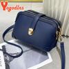 Yogodlns Fashion Phone Shoulder Bag Women PU leather Crossbody Bag Casual Small Square Bag Solid Color Messenger Handbag Purses