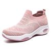 Shoes Women's New Women's Shoes Soft-soled Breathable Casual Shoes Thick-soled Heightening Single Shoes Fly-woven Breathable Mesh Shoes