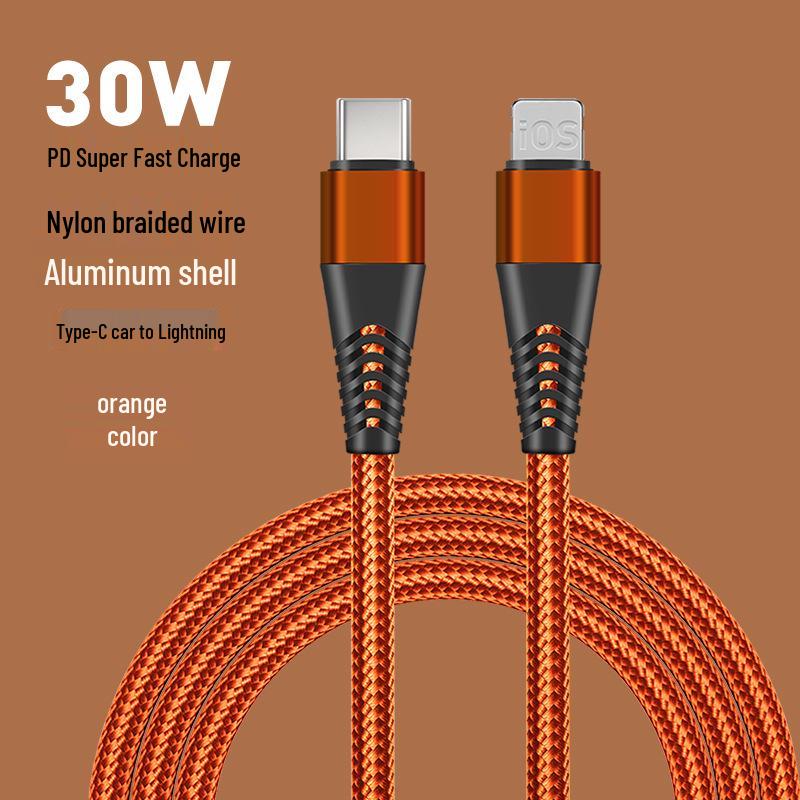 PD60W Geflochtenes C-zu-C Schnellladekabel für Apple/Huawei TYPEC Geräte