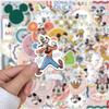 10 30 50Pcs Cute Funny Disney Mickey Mouse Donald Duck Stickers Diy Skateboard Phone Luggage Bike Cartoon Decoration Sticker Toy