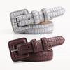 25 Simple Buckle Women'S Belt Women'S Niche Retro Jeans Style Women'S Belt