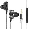 Mobile Phone with Wheat Wire Earphone In-ear Braided Wiring Cord Universal Music Subwoofer Headphone
