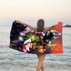1pc Villains2 Beach Towel, Beach and Seaside Swimming Pool Equipment, Fashion Pattern, Rectangular, Travel Essentials