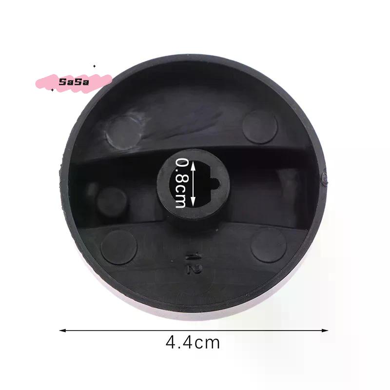 2 STÜCKE Erdgasherd Universal DIY Zubehör Küche Verdickter schwarzer Kunststoff Gasherd Herd Bedienknöpfe