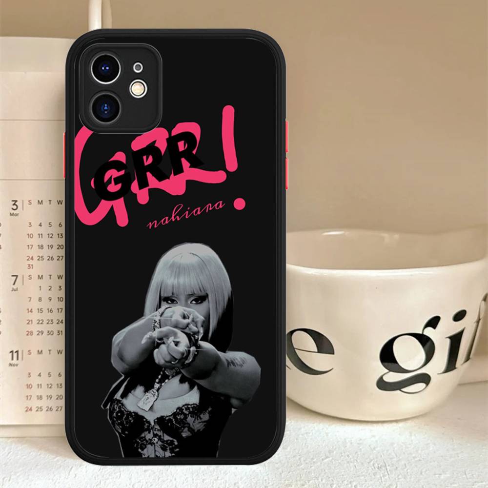 Nicki Minaj Rapper For IPhone Air 16 15 14 Plus 13 12 11 Pro Max Matte Cover Jelly Shockproof Phone Case