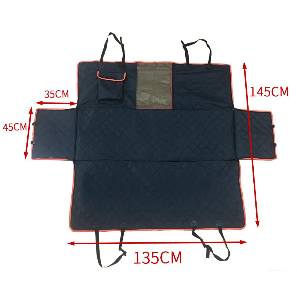 Pet Car Seat Mat: Large Dog Pad for Back Seat and Trunk