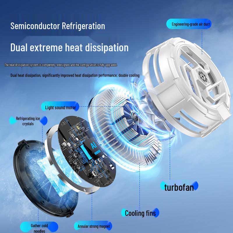 TL23 Magnetic Ice-Cooling Mobile Radiator for Gaming and Streaming