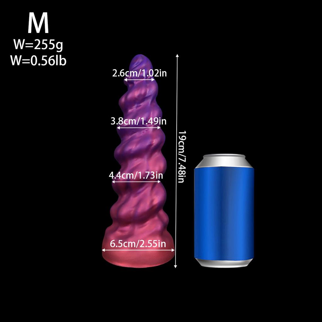 Premium Soft Silicone Spiral Butt Plug - XXL Size Anal Sex Toy for Women and Men, Beginner Friendly Anal Relaxation