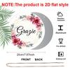 2D Flat Retro Aluminum Wall Stickers In Various Sizes. "Grazie" Watercolor Floral Thank-you Wall Hanging, with A Gentle and Fresh Style. A Perfect