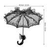 Zerodis Lace Parasol Umbrella 60cm (Black)