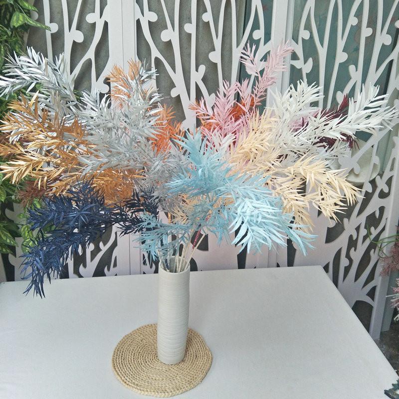 Plastic Bamboo Leaves For Wedding Photography Props And Home Decoration Gift