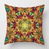 Oturma Odası Kanepe Dekorasyonu İçin Kısa Peluş Baskılı Boho Mandala Desenli Dekoratif Yastık Kılıfı Yastık Kılıfları