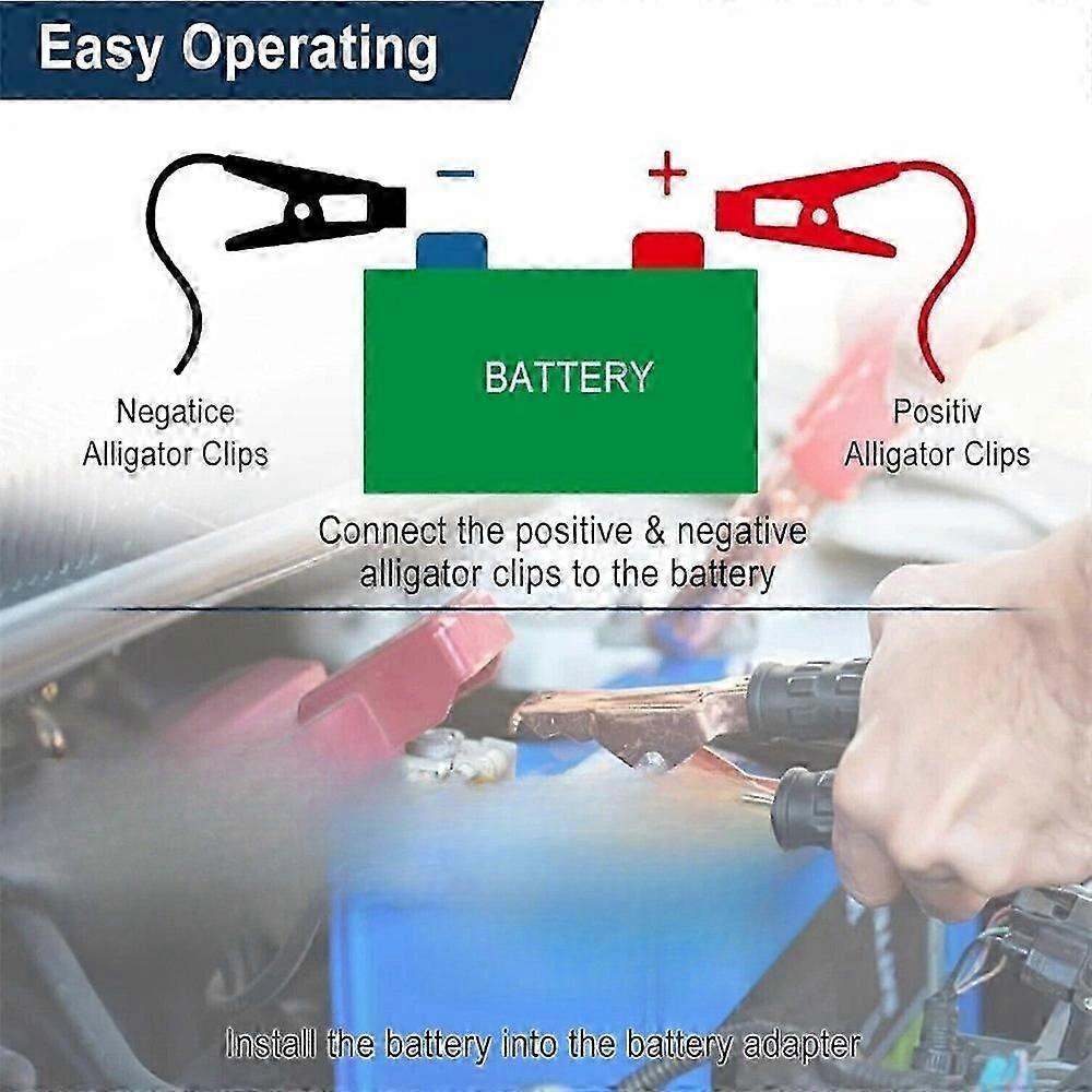 6FT Jump Starter Adapter For Bosch 18V GBA with Jumper Cable Car Battery Charger