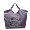 Retro Embroidered Nylon Large-Capacity Shoulder Bag - Trendy Women's Handbag for Shopping