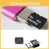 Usb Mini Portable 20 Micro Sd Tf Tflash Memory Card Reader Adapter Drive Flash