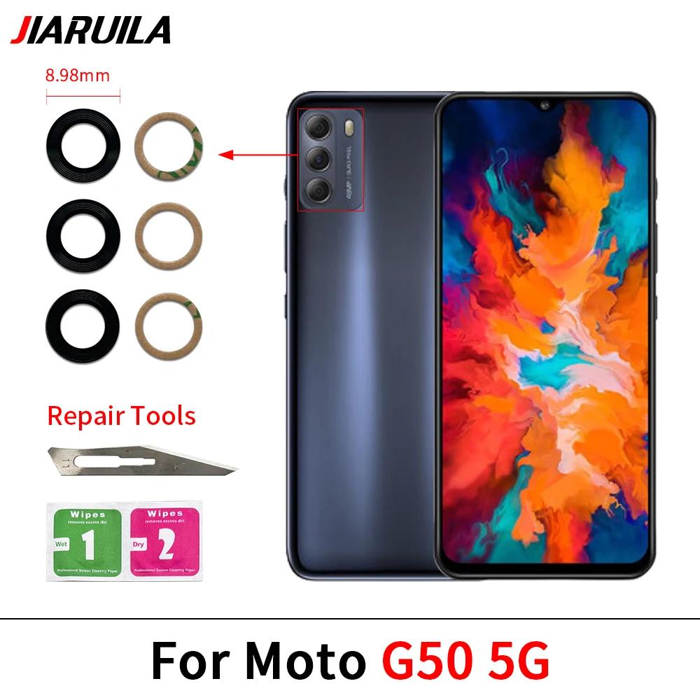 Camera Lens For Moto G85 G100 G200 G62 G60S G54 5G G52 G51 5G G41 G24 Power G14 Rear Back Camera Glass Lens With Glue Adhesive