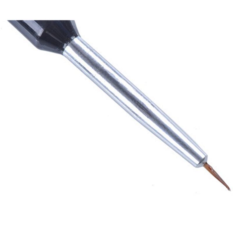 3 buc. Mâner negru Stilo pentru unghii pentru mâini ascuțite Instrumente pentru manichiură Perii delicate Gel UV pentru unghii