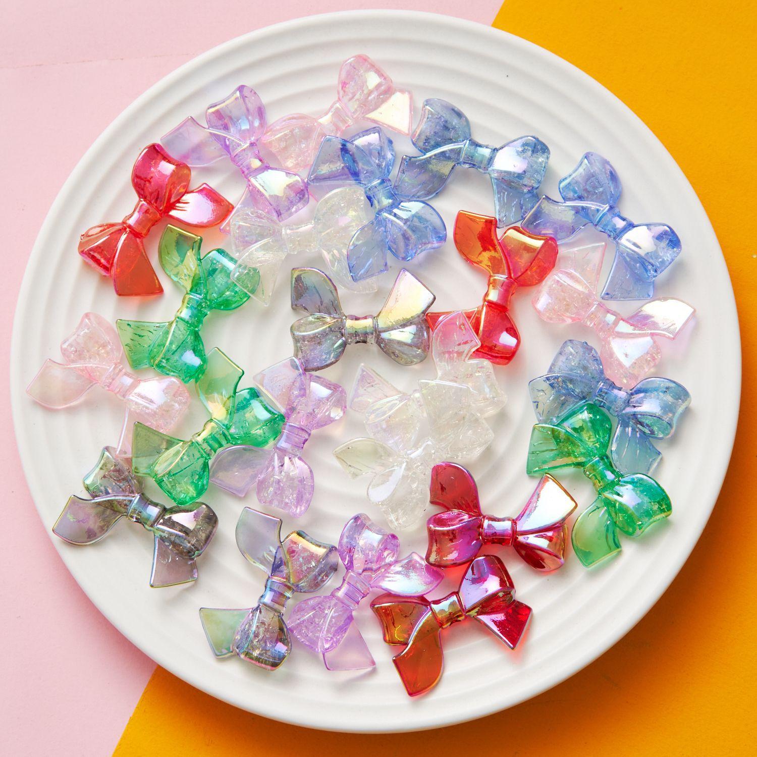 

5 шт., лопастный бант, свободные бусины, браслет «сделай сам», ожерелье, ювелирные аксессуары, цепочка для мобильного телефона, веревка, аксессуары из бисера