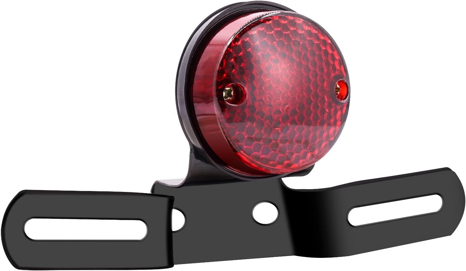 Biqing Bike Tail Lamp Round Motorcycle Rear Tail Light, Bike Size1