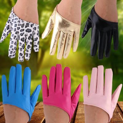 New Women's Performance Gloves Street Dance Nightclub Dance Half Palm Dance Punk Performance Gloves