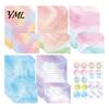 Personalized Correspondence Paper Watercolor Letterhead Set, Envelopes Letter And Stickers Elegant Stationery Kit for Women Kit, Handwritten Birthday