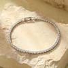 Under the Banyan Tree S925 Silver Diamond-Studded Luxury Bracelet for Women - Exquisite, Trendy, and Sophisticated Jewelry.