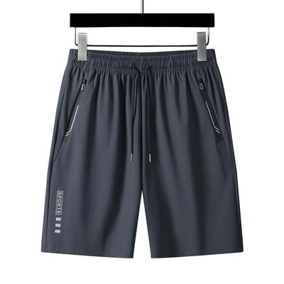 Summer Shorts Men's Ice Silk Sports Pants Quick Drying Beach Pants Plus Size Casual Pants