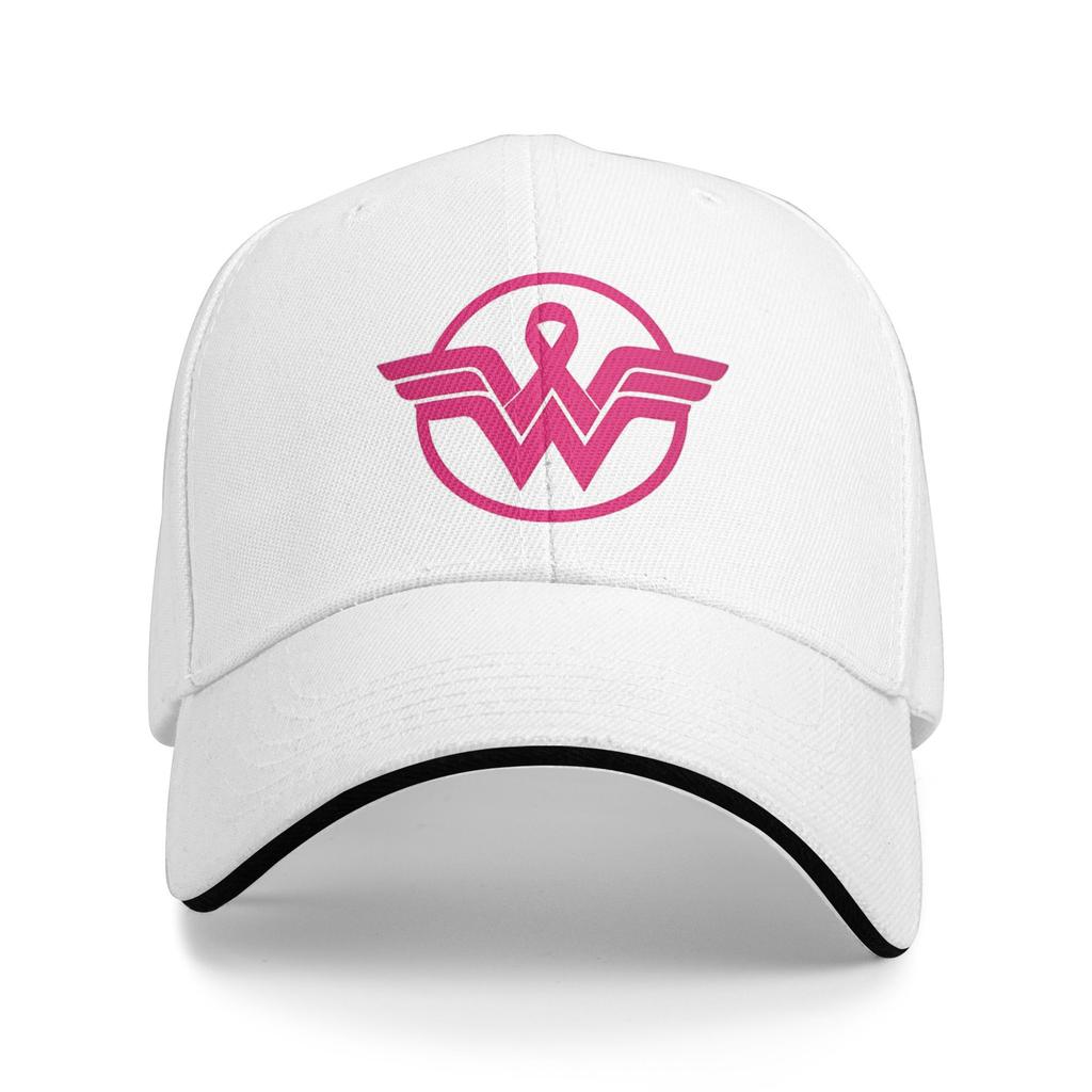 Pink Breast Cancer Awareness Ribbon Sandwich Caps Adult HipHop  Hats Fishing Hat Adjustable Polyester Baseball Caps Summer