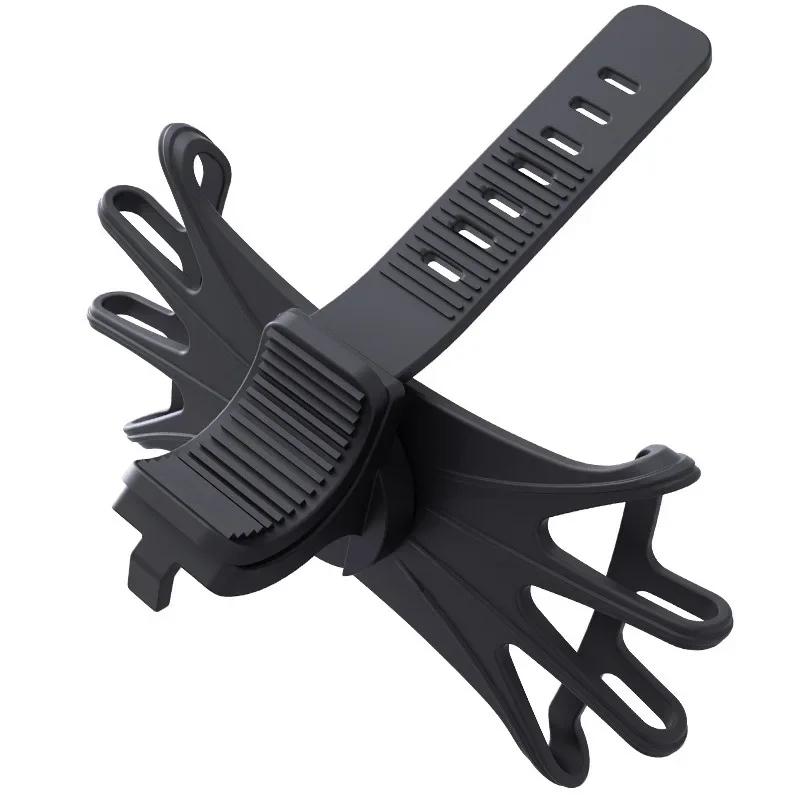 Bike Phone Holder 360 Rotatable Silicone Motorcycle Mobile Phone Stand Handlebar Clip Bracket for 4 to 6.5 inch Cell Phone