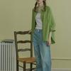Women's Green Retro Embroidered Shirt - High-End Spring/Summer Commuter Blouse